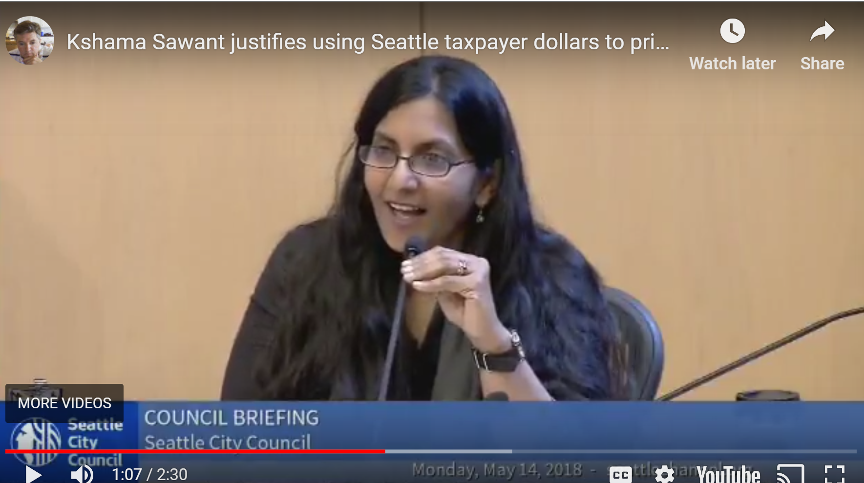 Kshama Sawant Uses Taxpayer Dollars for Her Political Movements: Not OK.