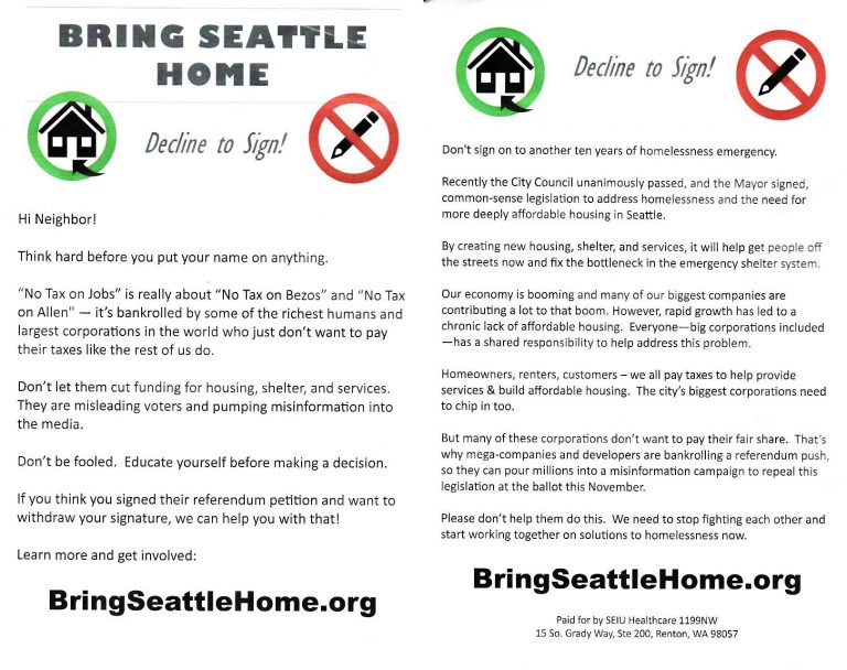 What’s the Case FOR the Seattle “Head Tax”?