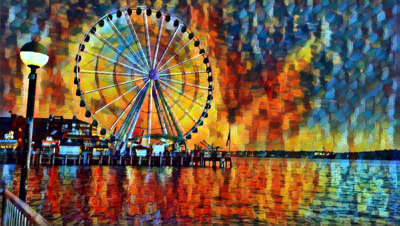 Applying Artist Styles to Photographs with Neural Style Transfer